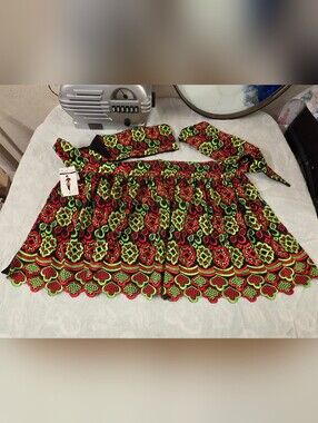 Vintage Heavenly Hostess Embroidered Apron